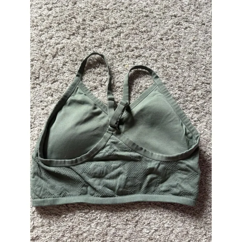 Aerie Women’s Lounge Bra Green Floral Size XL